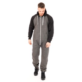 newfacelook Mens Onesie All in One Adult Jumpsuit One Piece Unisex Nightwear