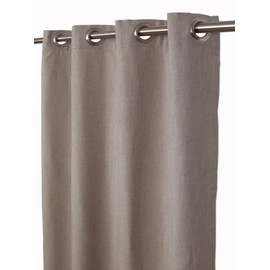 Outdoor/Indoor Sunbrella Curtain 96 inch x 50 inch with 8 Stainless Steel Grommets Cast Ash