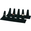 FindingKing 2 Black Velvet 5 Finger Ring Jewelry Displays 8"
