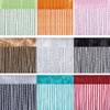 String curtain with pull-through bars, lurex-look curtain, elegant and stylish