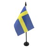 AZ FLAG Table Flag Sweden 15 x 10 cm Polyester