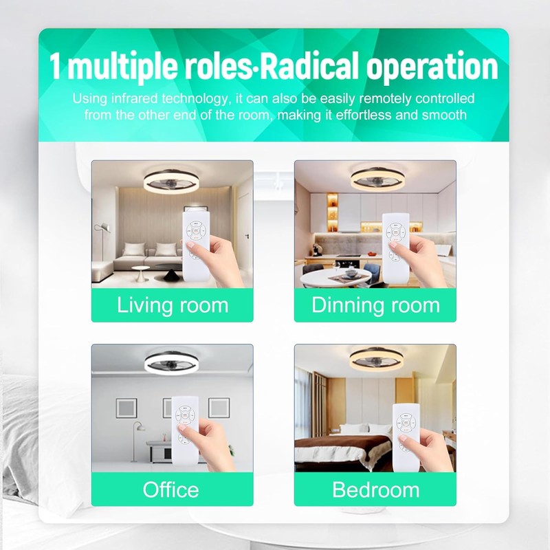 WDZP New Universal Remote Control Replacement for Hunter/Harbor Breeze/Westinghouse/Honeywell/QlACHlP Wireless