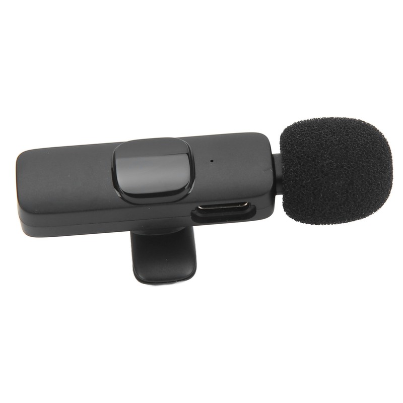 Wireless Lavalier Microphone Intelligent Noise Cut Automatic Pairing Compact Microphone