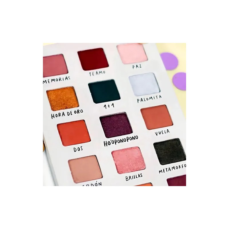 Paleta Sombras Ojos Yuya Metamorfosis Nude 18 Tonos Mate y