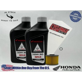 Honda Cyclemax Standard GN4 10W-30 Oil Change Kit fits 1996-2004 Honda XR400R