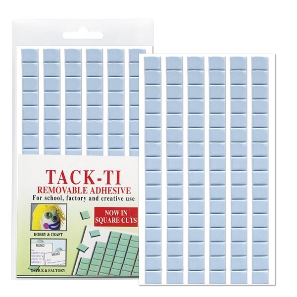 Ganbaro 96 Pieces Adhesive Poster Tacky Putty Non-Toxic Mounting Putty Reusable Removable Safe Sticky Tack Putty for Poster and Museum, Art Photography (Blue)