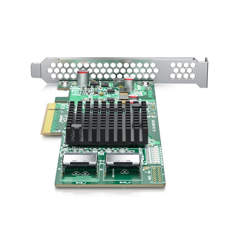 ipolex Internal PCIe SAS/SATA HBA RAID Controller Card, SAS2008 Chip,