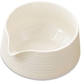 oooaooo Matcha Bowl with Pourer, Matcha Bowl, Matcha Bowl with Spout, White Matcha Bowl, 560 ml for Traditional Tea Rituals, Teestoom Kitchen Latte, Family Friend