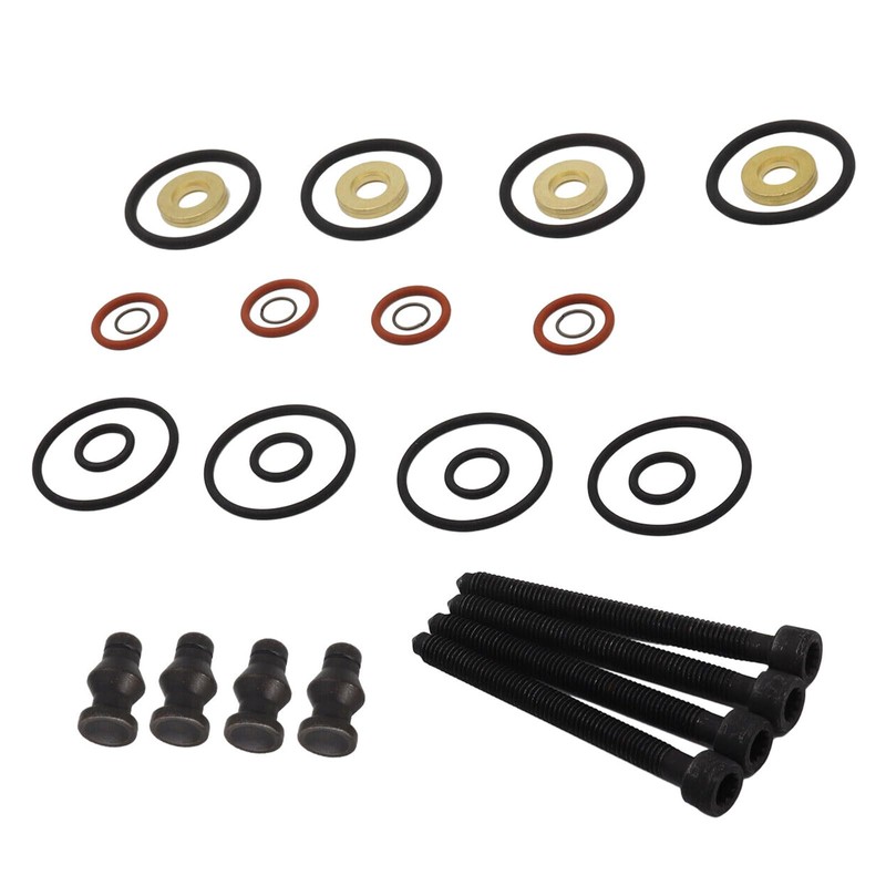 SUCHUANGUANG Improved Gasket Set for Fuel Injectors and Screws Replaces