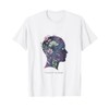 Thought Blooms Artistic Profile Ethereal Botanical Cosmic Im T-Shirt