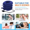 LuxoCare Adjustable Cervical Traction Device - Neck Support Pillow with
