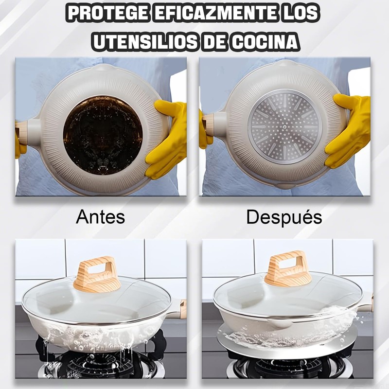 Difusor de Calor Placa Difusora de Lnducción Acero Lnoxidable, Placa