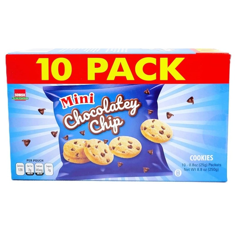 Generic 2 Boxes of 10 Mini Chocolatey Chip Cookies