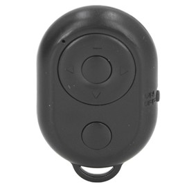 Phone Remote Control Selfie Button, Bluetooth Button with USB Type C Charging, Remote Page Turner Selfie Clicker for Photos & Videos (Black)