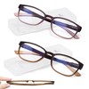 EASY READ 2 Pack Ultra Slim Reading Glasses for Women