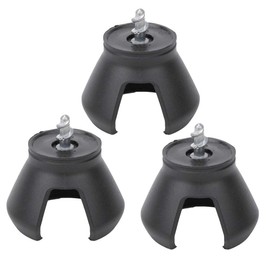 3Pcs Golf Ball Pickup Tool 3-Prong Golf Ball Retriever Grabber Pick Up Back Saver Claw Accessory for Golf Putter Grip