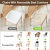 BVBOX Seat Covers Set of 4 for Dining Room Chairs