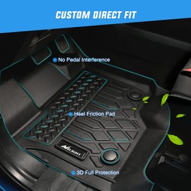 Nilight TPE Floor Mats for Toyota Crown 2023 2024 / Toyota Crown Signia 2025, All Weather Custom Fit Heavy Duty Floor Liners