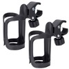 2 Pieces Stroller Cup Holder, Wheelchair Stroller Cup Holder, Adjustable