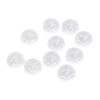 10Pcs Guitar Effect Pedal Footswitch Topper ABS Clear Single Pedal