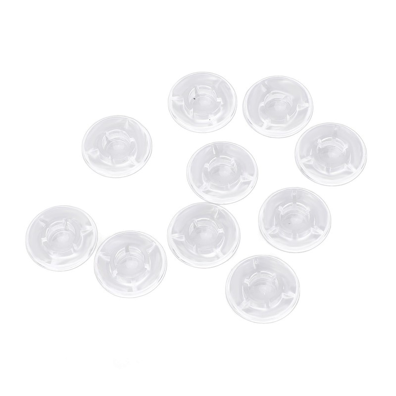 10Pcs Guitar Effect Pedal Footswitch Topper ABS Clear Single Pedal