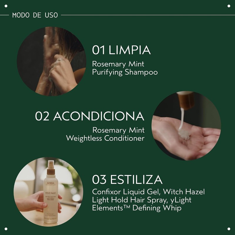 Aveda Rosemary Mint Purifying Shampoo Exfoliante Limpiador