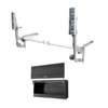 HOWHY Cabinet Door Hinges Set,Vertical Swing Lift Up Stay Pneumatic