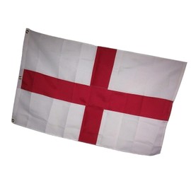New 3x5 Embroidered St. George George's England Cross 600D 2ply Nylon Flag 3'x5' Indoor Outdoor For All Weather Banner Flag WIN22484TRA