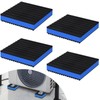 4 PCS Hard Rubber Anti Vibration Pads, 4" x 4"