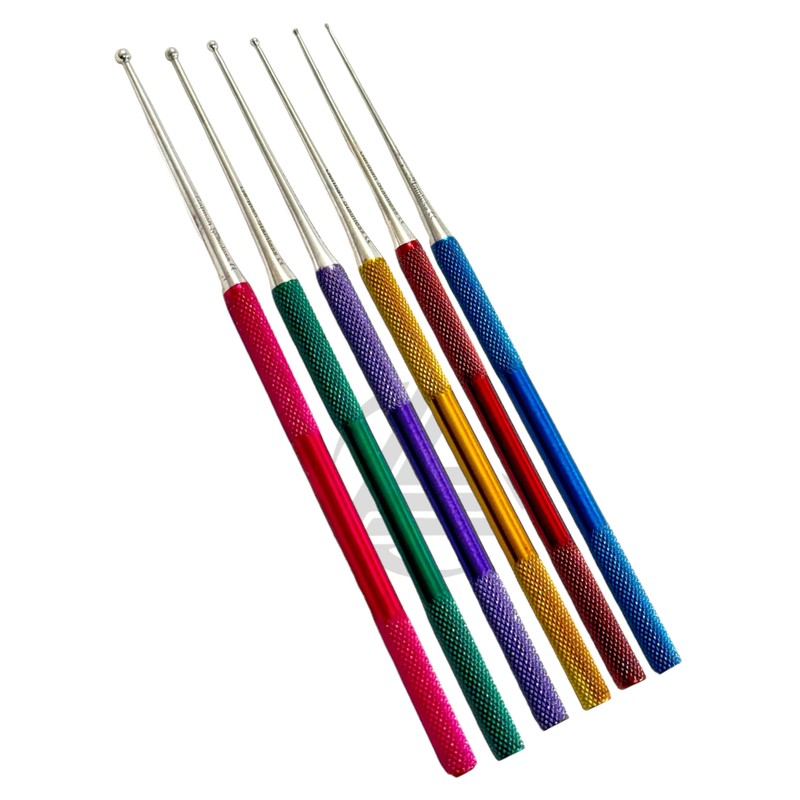 Premium German Stainless-Ball Tip Snake Sexing Probe Set 6 Pieces