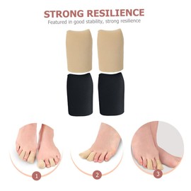 Gatuida Toe Protectors Flexible Toe Sleeves Anti-Friction Toe Covers for Relief Preventing Blisters