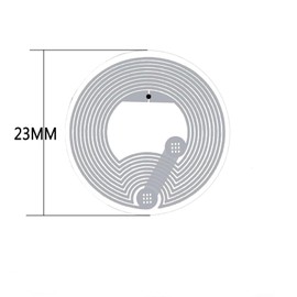 1000pcs NTAG213 NFC Sticker Tag Rewritable 144 Bytes Memory Adhesive NFC Stickers, Compatible with Android and NFC Enabled Mobile Phones Device (213Ntag, 1000pcs)