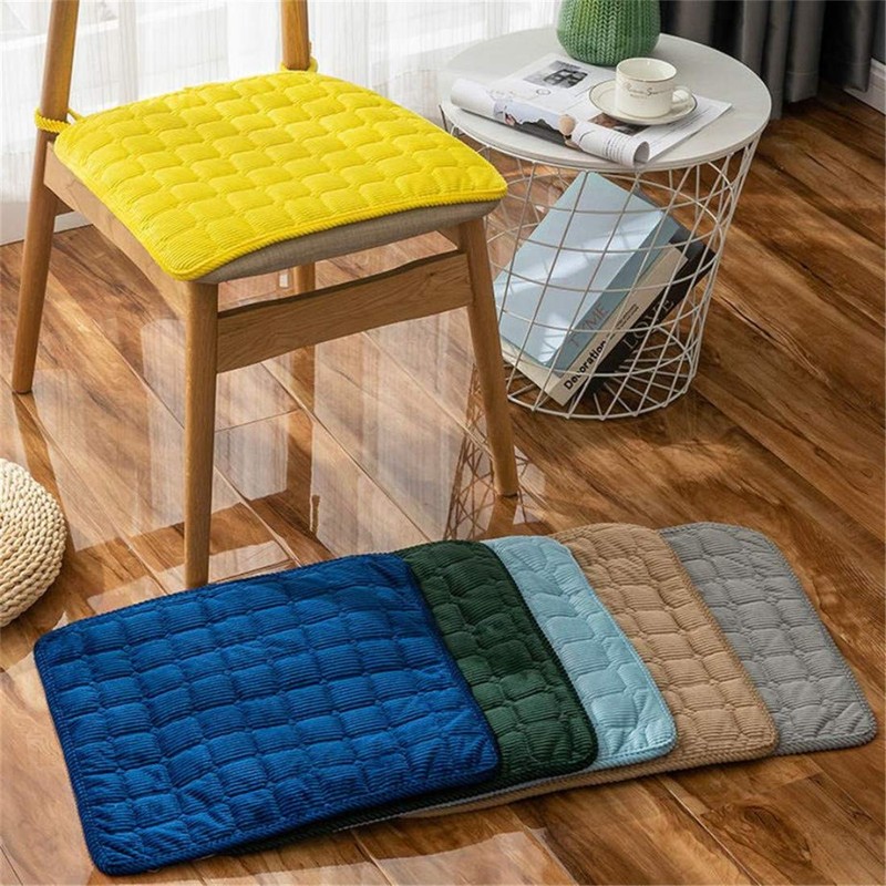 S.D.I, Chair Cushion, Coal Fabric, Plain, Comfortable, Stylish, Simple, Coffee