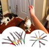 5PCS Handmade Natural Feather Cat Toy Da Bird Refills Interactive