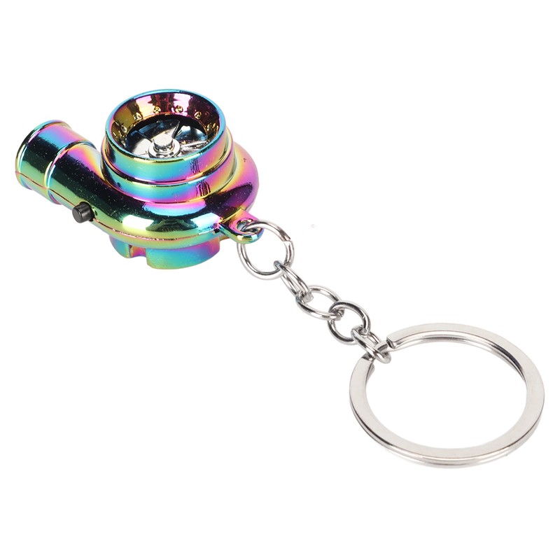 LED Turbo Keychain with Sound and Light Battery Powered Metal