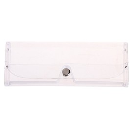 MinnowXY Clear Glasses Holder Stylish Transparent Eye Glasses Sunglasses Soft for Case x Portable Protector Holder