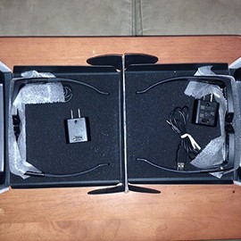 VIZIO VSG102 Full HD 3D Rechargeable Glasses, Black (2 Pack)