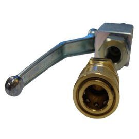 Ultimate Washer UW18715 High Pressure Ball Valve Kit with 3/8-inch MNPT Plug x 3/8-inch FNPT Quick-Connect