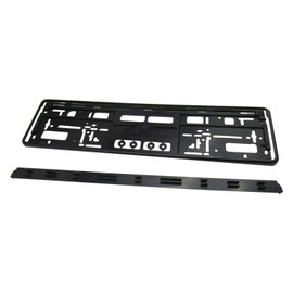 LINGSEE Universal Euro License Plate Tag Holder Mount Adapter Bumper Frame Bracket New