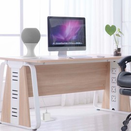 Ouligei Top-Notch Quality Homepod Mini Stand Mount, Homepod Mini Holder with in-Built Cable Management System, No Screws Needed - an Elegant Space Saving Accessory