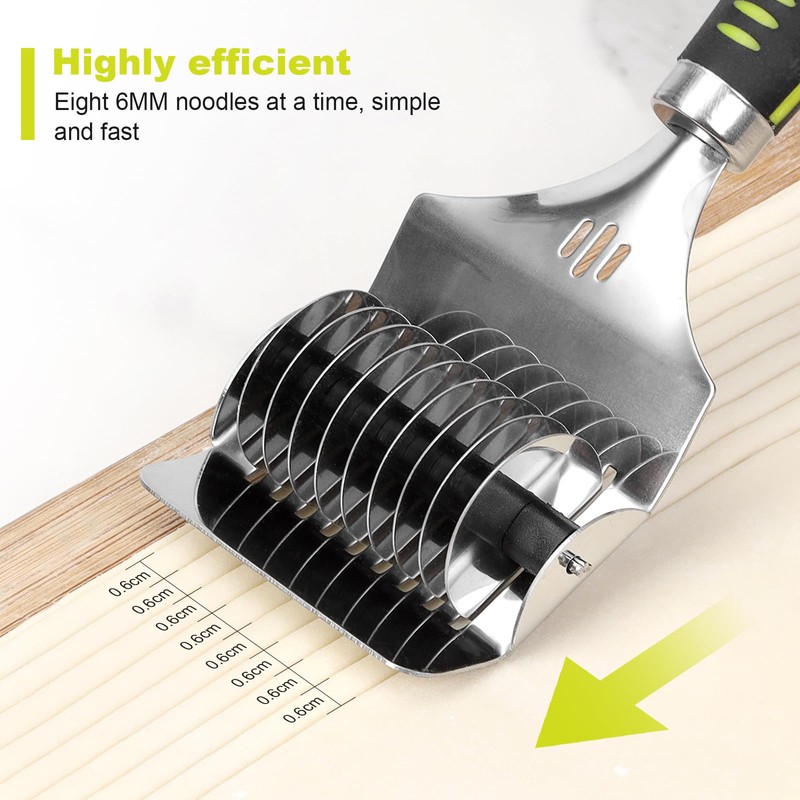 KYUEWRT High Grade Stainless Steel Pasta Roller, Pasta Cutter, Noodle