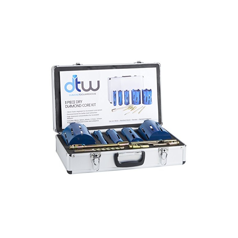 Platinum Dry Diamond Cores, Kit & Accessories, Hex Adaptor 12mm