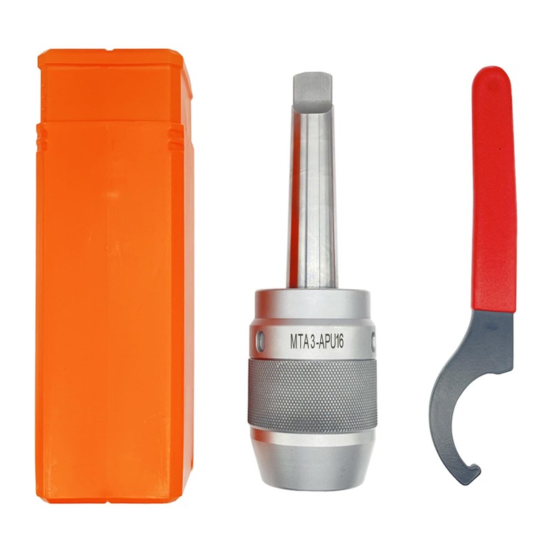 MT3 Keyless Drill Chuck Self-Tightening 1/8"-5/8" (3-16mm) - Titanium Coated
