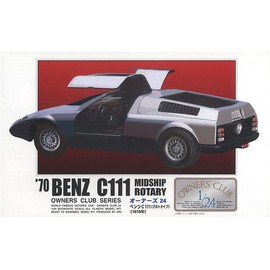 Micro Ace 1/24 Owner's Club '70 Benz C111 Prototype Plastic Model No. 21