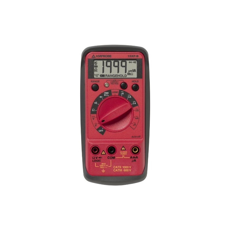 Amprobe 15XP-B Compact Digital Multimeter with Non-Contact Voltage Indicator and