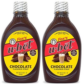 Fox's U-Bet Original Chocolate Flavor Syrup, 22 Ounce (Pack of 2)