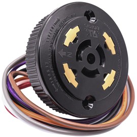 HQRP 4-Pack Photocell Sensor 7 Wires Dimming Receptacle Light Switch Socket Dusk to Dawn Outdoor Plug Base Twist Lock for Garden Light, Street Light, Led Flood Light, Outdoor Light, etc.