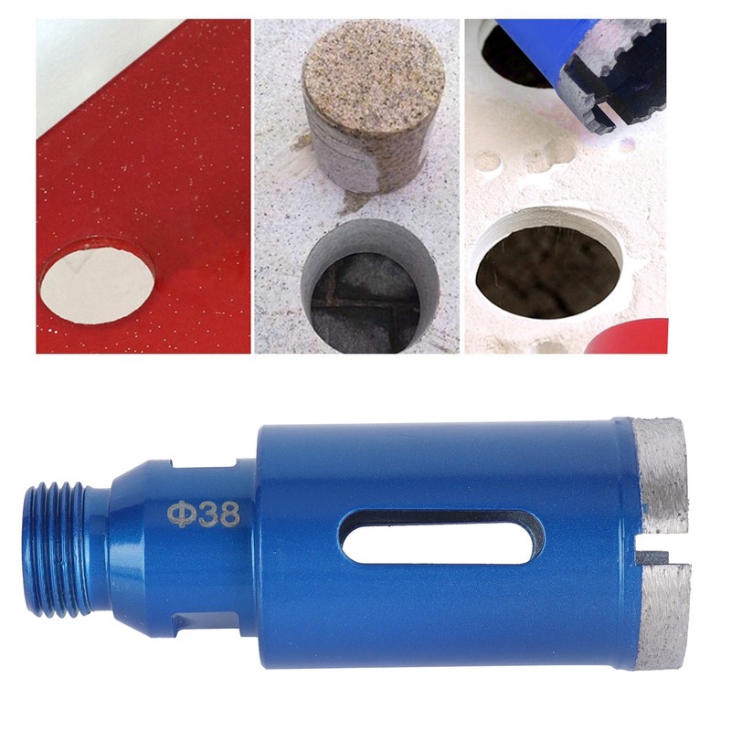 Diamond Drill Bit Drilling Diameter 38mm WearResistant Durable Quick Hole