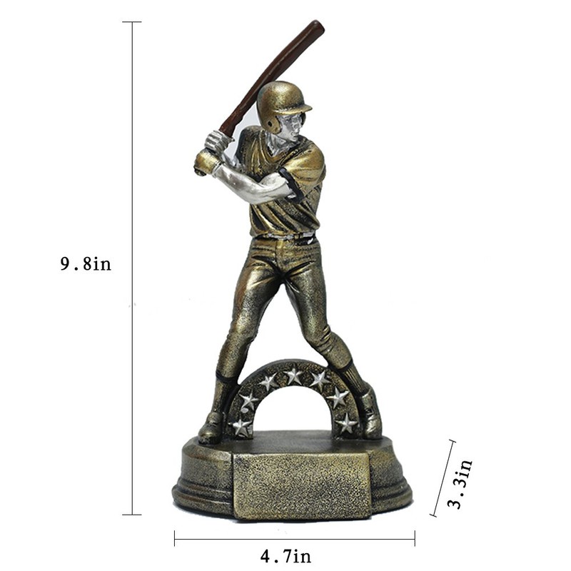 Resin Baseball Character Statue Prize Home Decoration Collectible Gift
