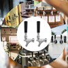 2Pcs Draft Keg Tap Beer Faucet, Stainless Steel Core Polished